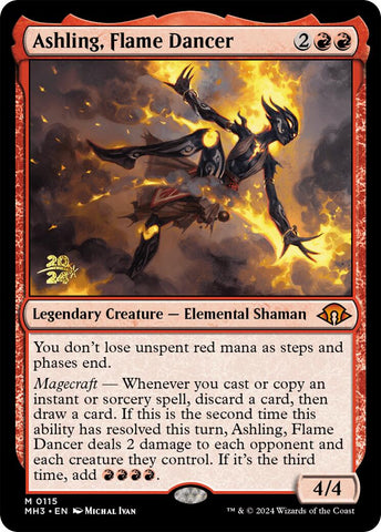 Ashling, Flame Dancer [Modern Horizons 3 Prerelease Promos] Magic: The Gathering