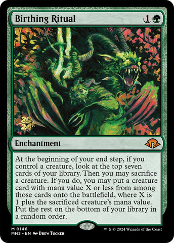 Birthing Ritual [Modern Horizons 3 Prerelease Promos] Magic: The Gathering