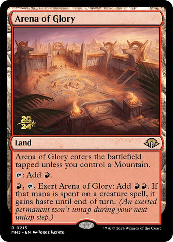 Arena of Glory [Modern Horizons 3 Prerelease Promos] Magic: The Gathering
