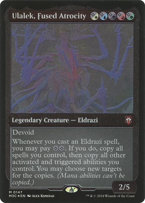 Ulalek, Fused Atrocity (Display Commander) [Modern Horizons 3 Commander] Magic: The Gathering