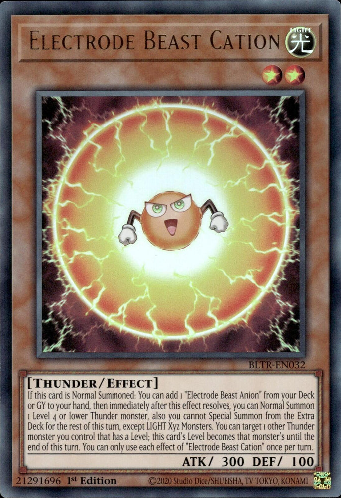 Electrode Beast Cation [BLTR-EN032] Ultra Rare Yu-Gi-Oh!