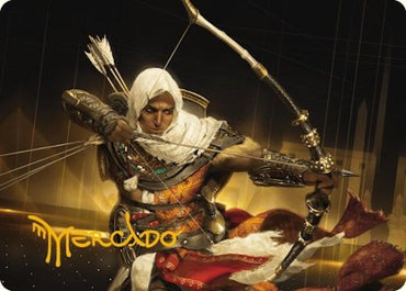 Bayek of Siwa Art Card (Gold-Stamped Signature) [Assassin's Creed Art Series] Magic: The Gathering