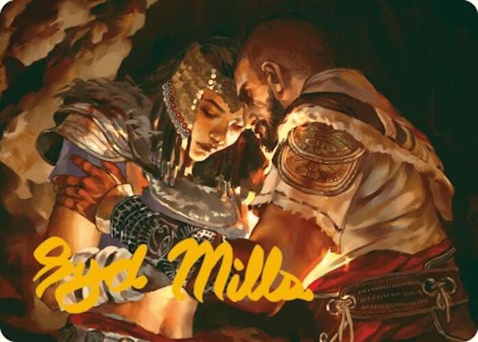 Cathartic Reunion Art Card (Gold-Stamped Signature) [Assassin's Creed Art Series] Magic: The Gathering