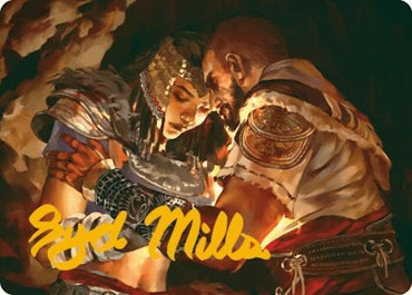 Cathartic Reunion Art Card (Gold-Stamped Signature) [Assassin's Creed Art Series] Magic: The Gathering