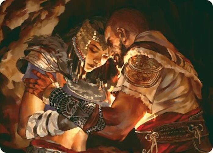 Cathartic Reunion Art Card [Assassin's Creed Art Series] Magic: The Gathering