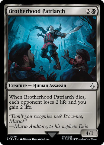 Brotherhood Patriarch [Assassin's Creed] Magic: The Gathering