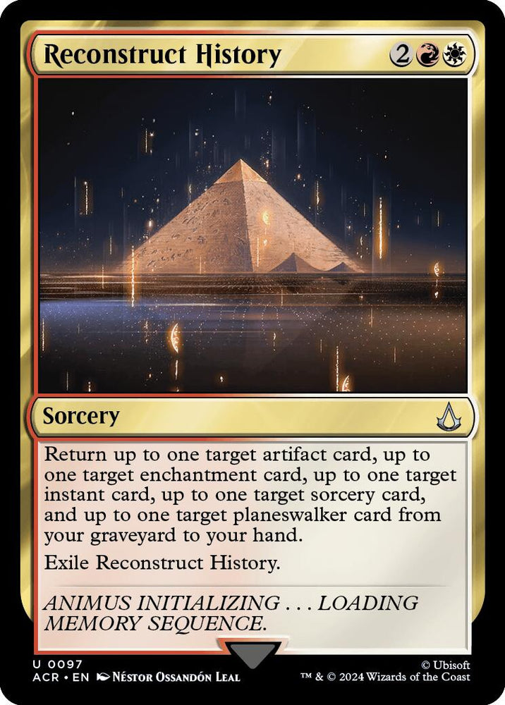 Reconstruct History [Assassin's Creed] Magic: The Gathering