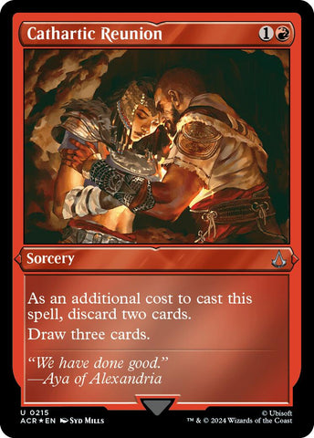 Cathartic Reunion (Foil Etched) [Assassin's Creed] Magic: The Gathering