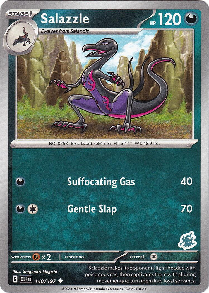 Salazzle (140/197) (Darkrai Deck) [Battle Academy 2024] Pokémon