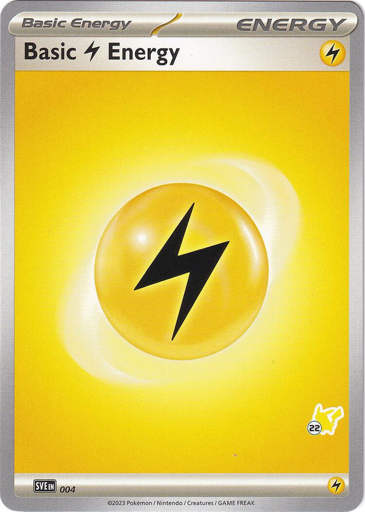 Basic Lightning Energy (004) (Pikachu Stamp #22) [Battle Academy 2024] Pokémon