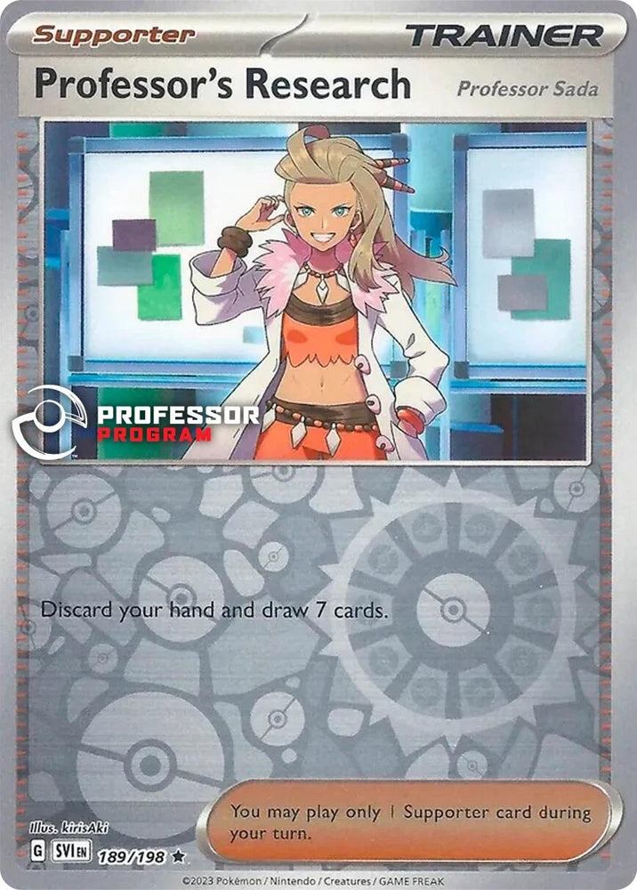 Professor's Research (189/198) (2023) [Professor Program Promos] Pokémon