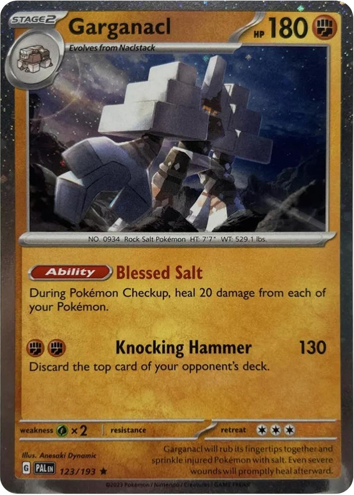 Garganacl (123/193) (Cosmos Holo) [Scarlet & Violet: Paldea Evolved] Pokémon