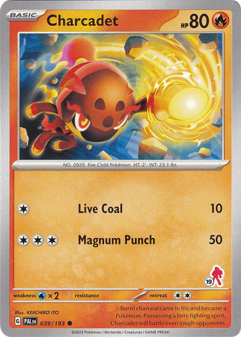 Charcadet (039/193) (Armarouge Stamp #19) [Battle Academy 2024] Pokémon