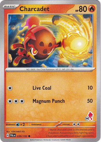 Charcadet (039/193) (Armarouge Stamp #56) [Battle Academy 2024] Pokémon