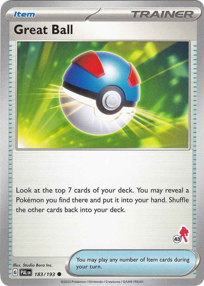 Great Ball (183/193) (Armarouge Stamp #43) [Battle Academy 2024] Pokémon