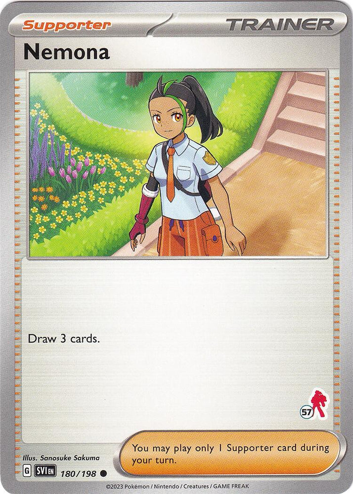 Nemona (180/198) (Armarouge Stamp #57) [Battle Academy 2024] Pokémon
