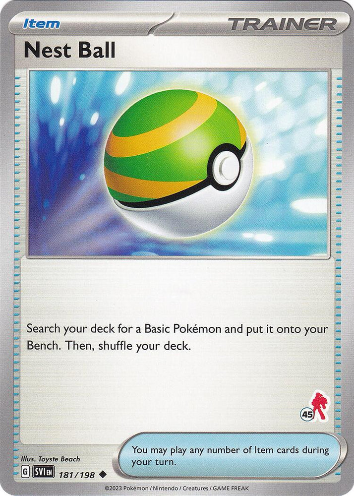 Nest Ball (181/198) (Armarouge Stamp #45) [Battle Academy 2024] Pokémon