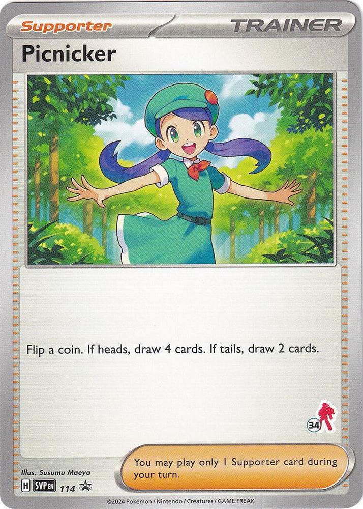 Picnicker (114) (Armarouge Stamp #34) [Battle Academy 2024] Pokémon