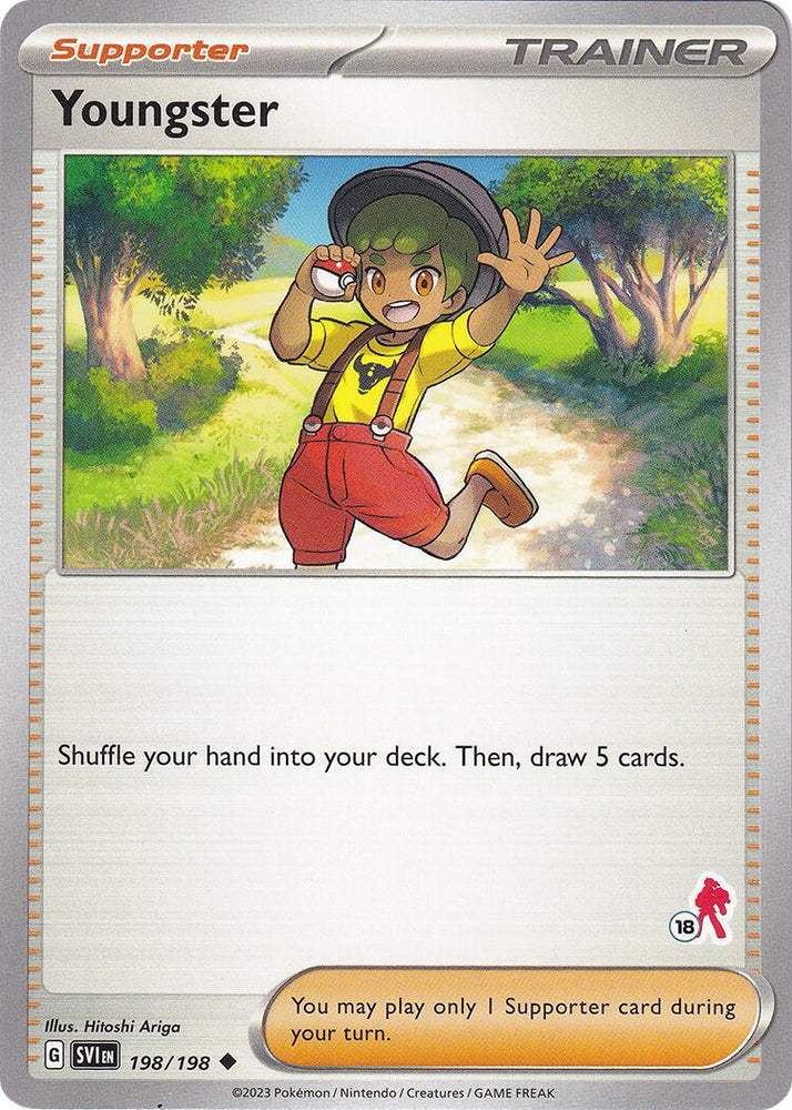 Youngster (198/198) (Armarouge Stamp #18) [Battle Academy 2024] Pokémon
