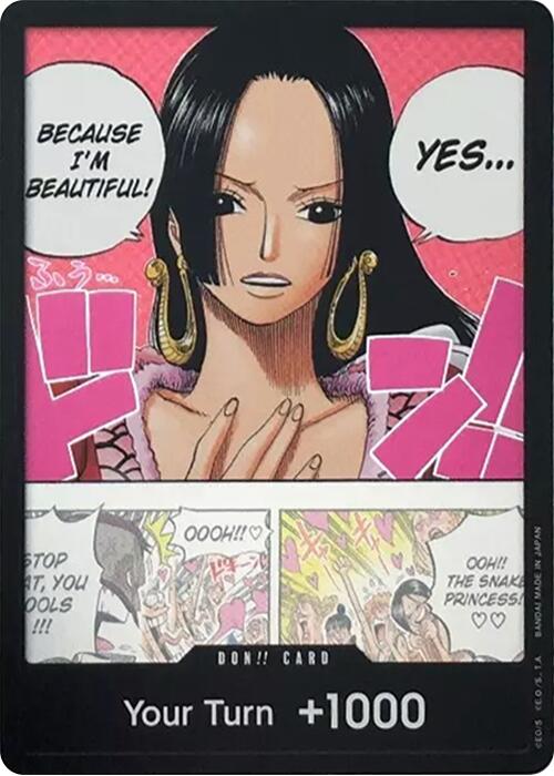 DON!! Card (Boa Hancock) (Double Pack Set Vol. 4) [500 Years in the Future] Bandai