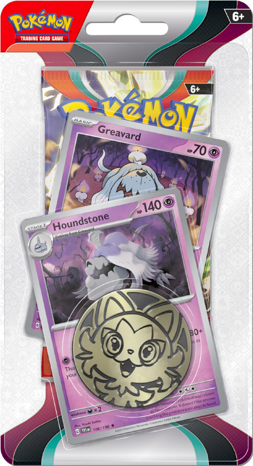 Scarlet & Violet: Obsidian Flames - Single Pack Blister (Houndstone) Pokémon