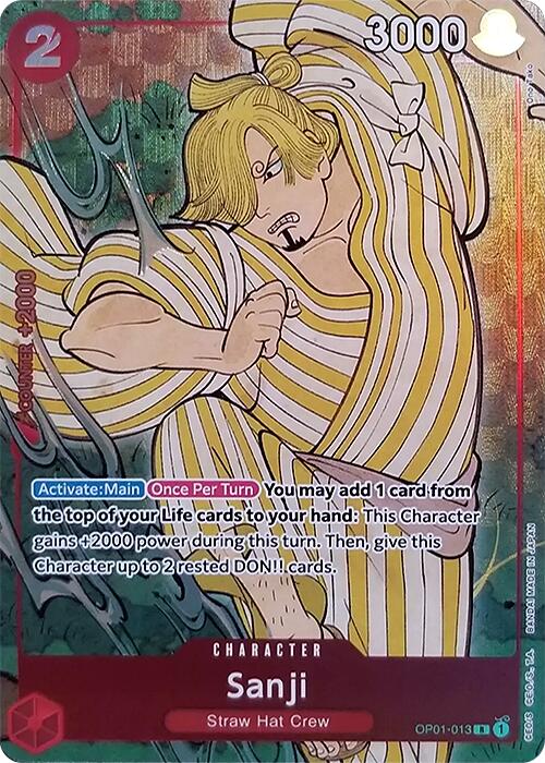 Sanji (English Version 1st Anniversary Set) [One Piece Promotion Cards] Bandai