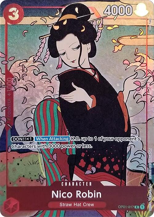 Nico Robin (English Version 1st Anniversary Set) [One Piece Promotion Cards] Bandai
