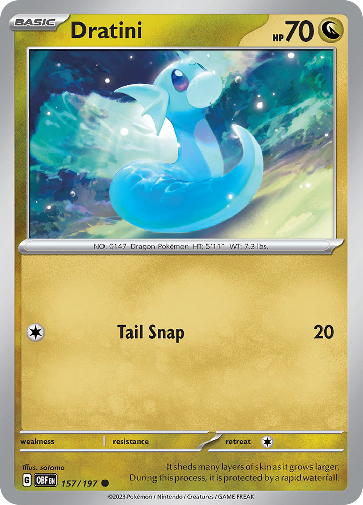 Dratini (157/197) [Scarlet & Violet: Obsidian Flames] Pokémon