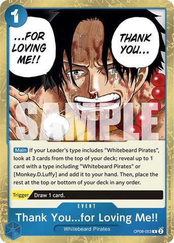 Thank You...for Loving Me!! [Two Legends] Bandai