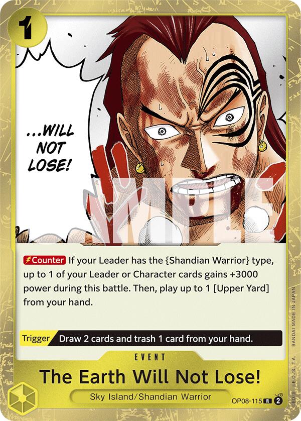 The Earth Will Not Lose! [Two Legends] Bandai