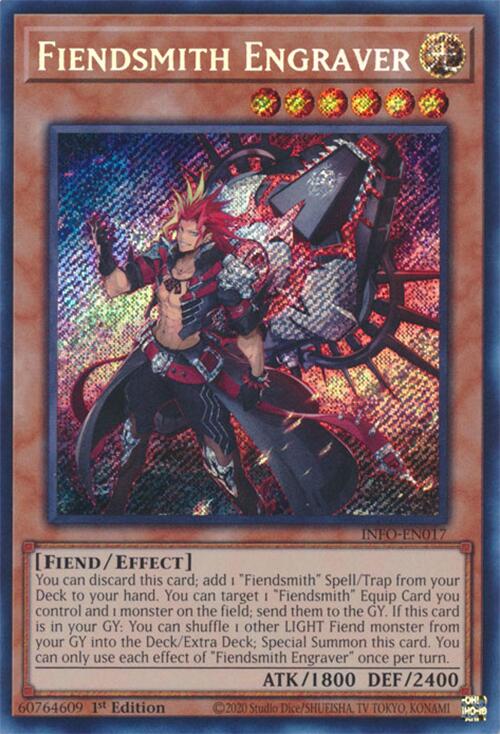 Fiendsmith Engraver [INFO-EN017] Secret Rare Yu-Gi-Oh!