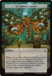 My Followers Ascend (Full Art) [Duskmourn: Archenemy] Magic: The Gathering