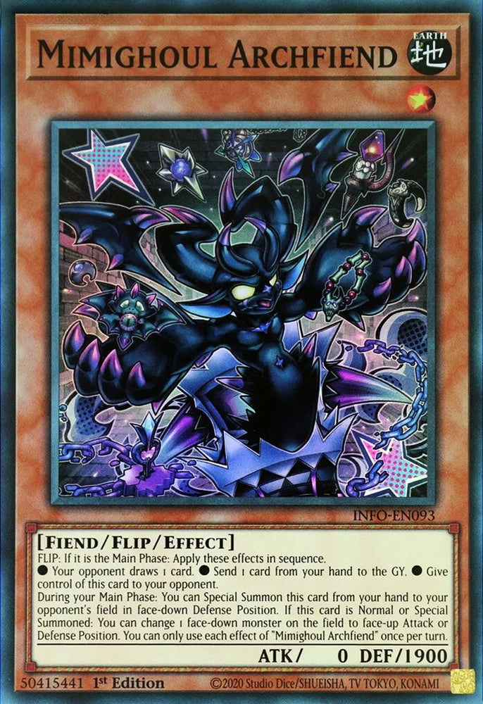 Mimighoul Archfiend [INFO-EN093] Super Rare Yu-Gi-Oh!