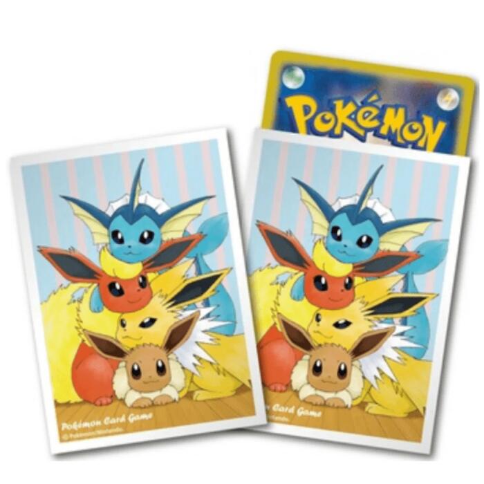 Card Sleeves - Sticky Friends Eevee (64-Pack) (Pokemon Center Japan Exclusive) Pokémon