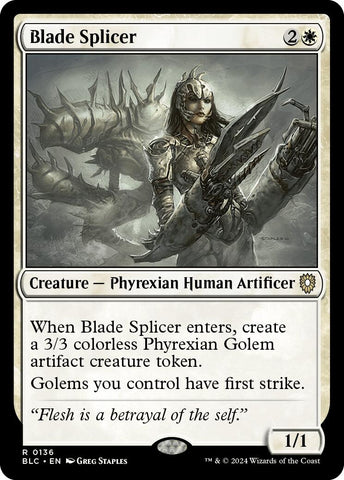 Blade Splicer [Bloomburrow Commander] Magic: The Gathering