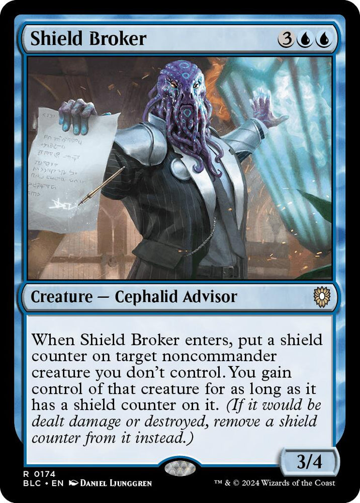 Shield Broker [Bloomburrow Commander] Magic: The Gathering