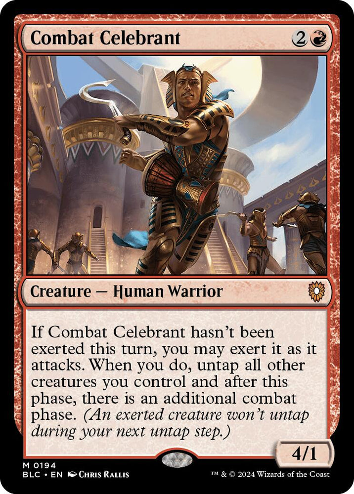 Combat Celebrant [Bloomburrow Commander] Magic: The Gathering