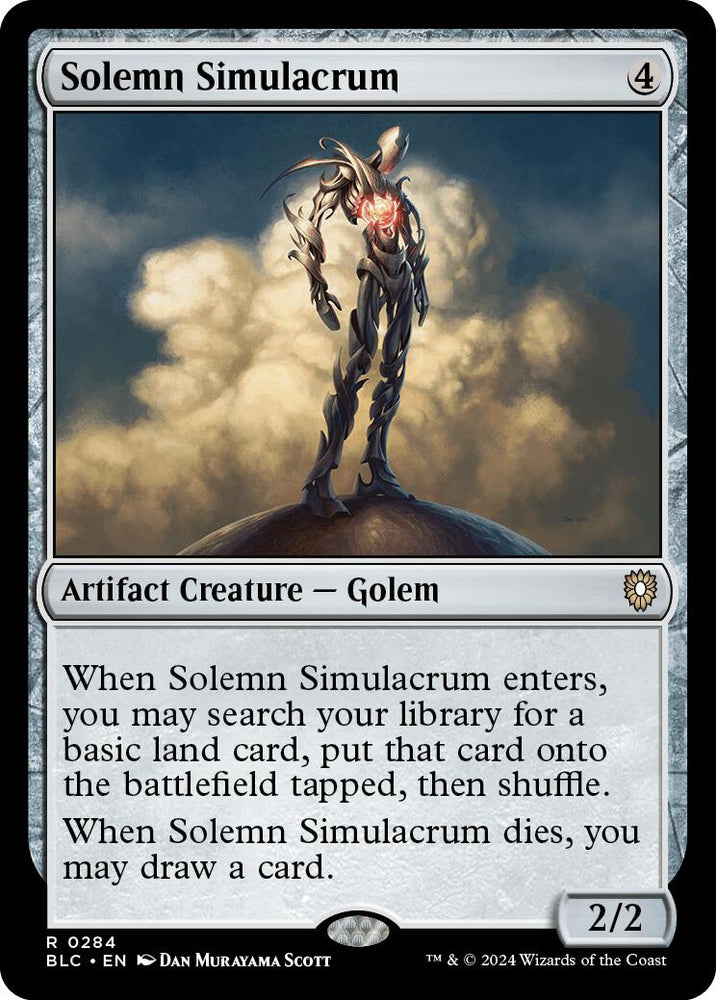 Solemn Simulacrum [Bloomburrow Commander] Magic: The Gathering