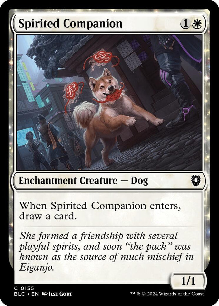 Spirited Companion [Bloomburrow Commander] Magic: The Gathering