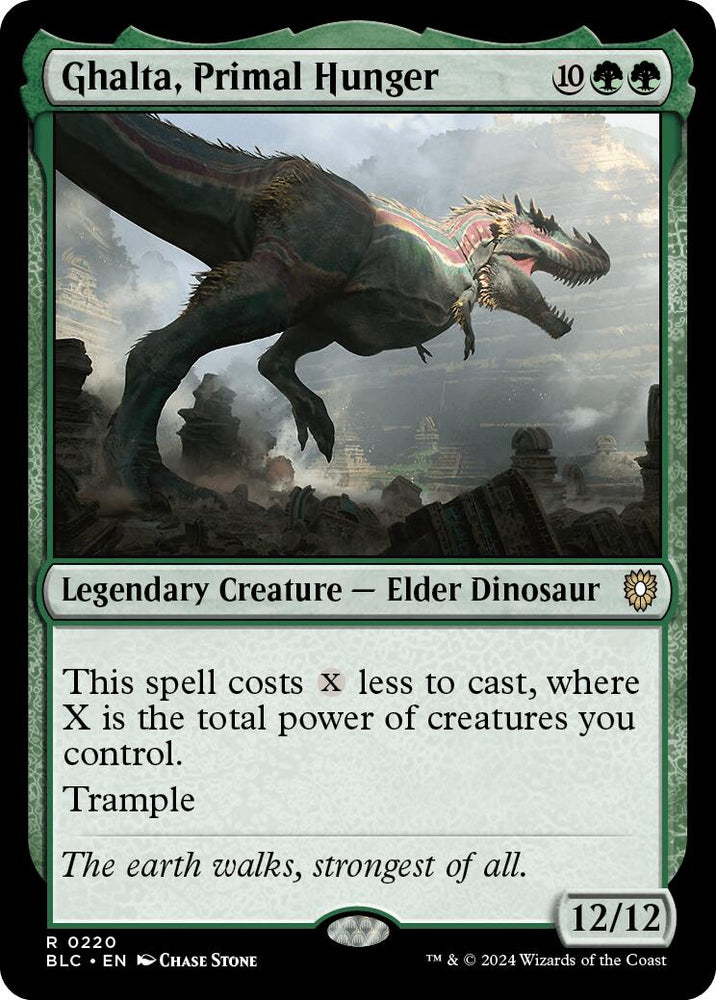 Ghalta, Primal Hunger [Bloomburrow Commander] Magic: The Gathering