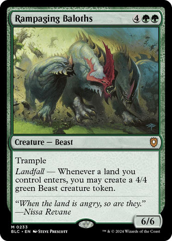 Rampaging Baloths [Bloomburrow Commander] Magic: The Gathering