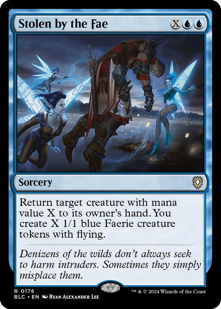 Stolen by the Fae [Bloomburrow Commander] Magic: The Gathering
