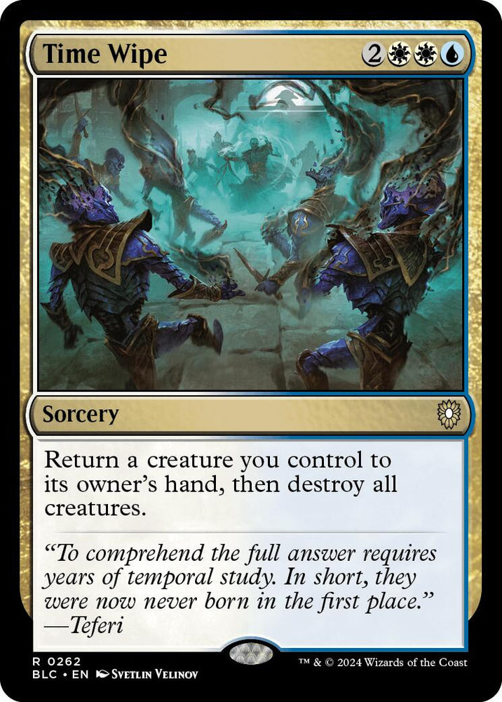 Time Wipe [Bloomburrow Commander] Magic: The Gathering
