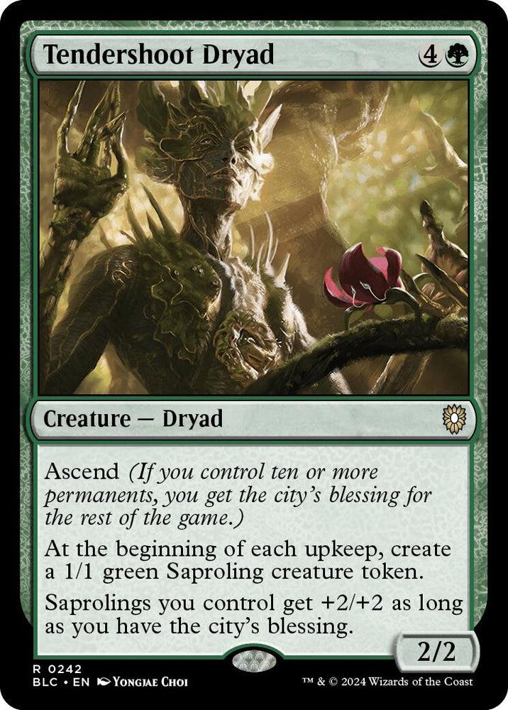 Tendershoot Dryad [Bloomburrow Commander] Magic: The Gathering