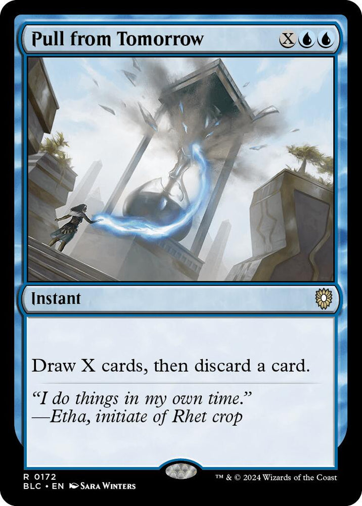 Pull from Tomorrow [Bloomburrow Commander] Magic: The Gathering