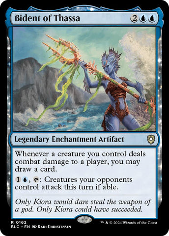 Bident of Thassa [Bloomburrow Commander] Magic: The Gathering