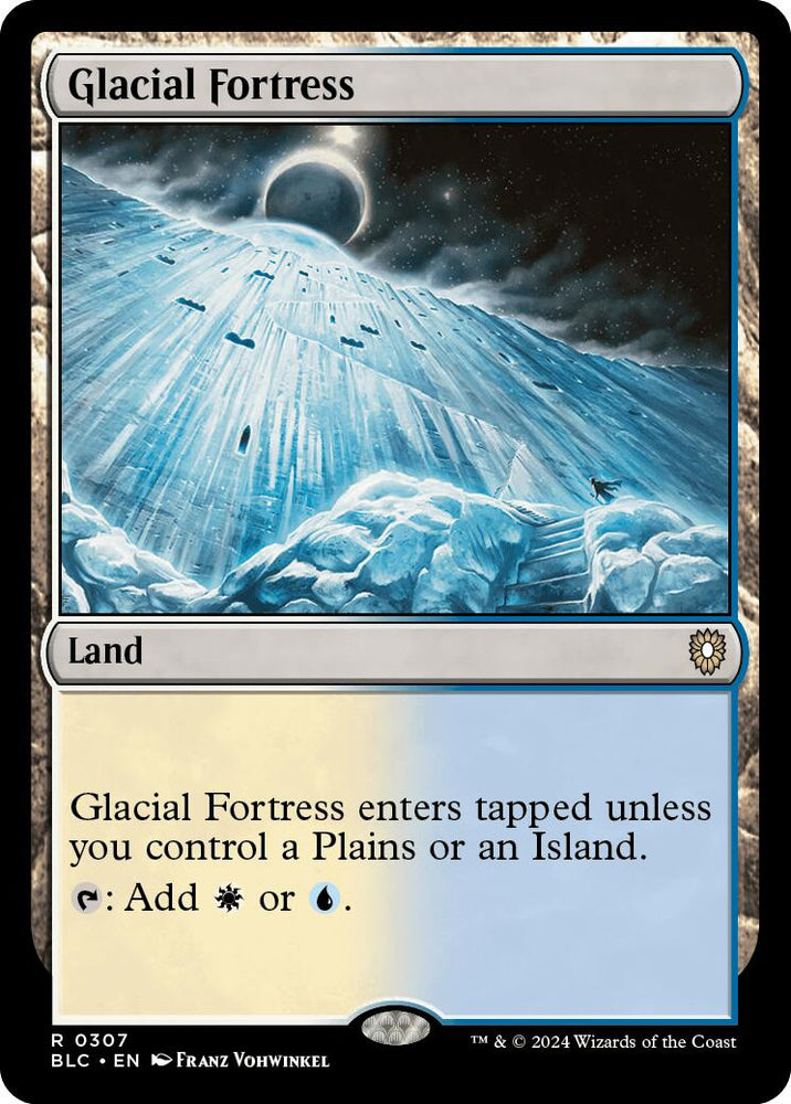 Glacial Fortress [Bloomburrow Commander] Magic: The Gathering