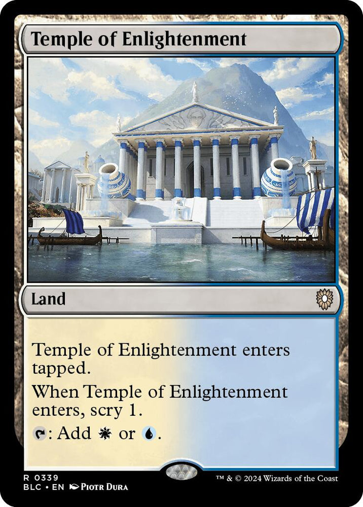 Temple of Enlightenment [Bloomburrow Commander] Magic: The Gathering