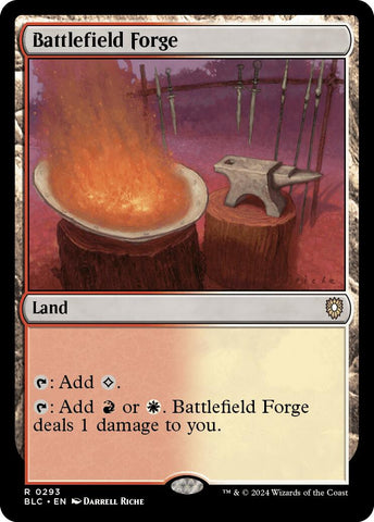 Battlefield Forge [Bloomburrow Commander] Magic: The Gathering