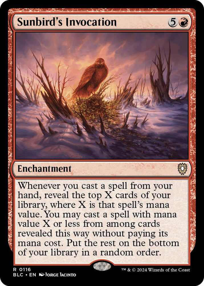 Sunbird's Invocation [Bloomburrow Commander] Magic: The Gathering